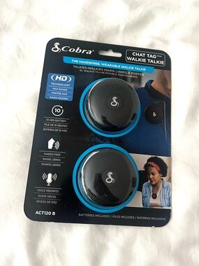 NEW Cobra Wearable Walkie Talkie